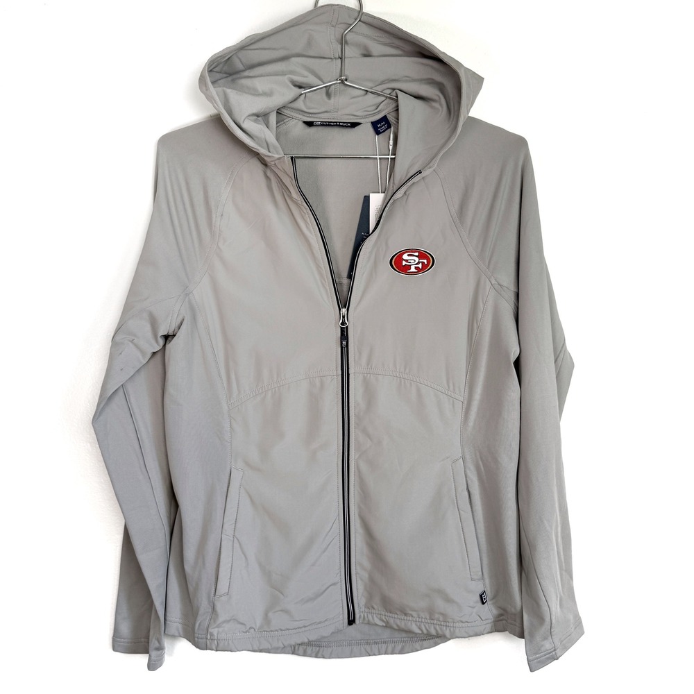 Cutter &‎ Buck NFL 49ers Hoodie Full Zip Jacket Womens Medium